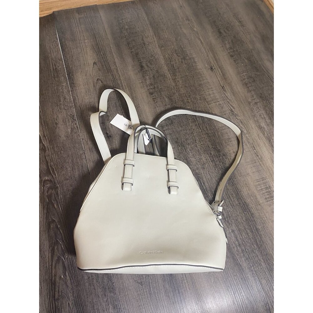 Calvin Klein Zina Triple Compartment Hobo Shoulder Handbag  NWT